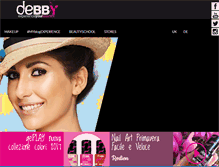 Tablet Screenshot of debbyexperience.com